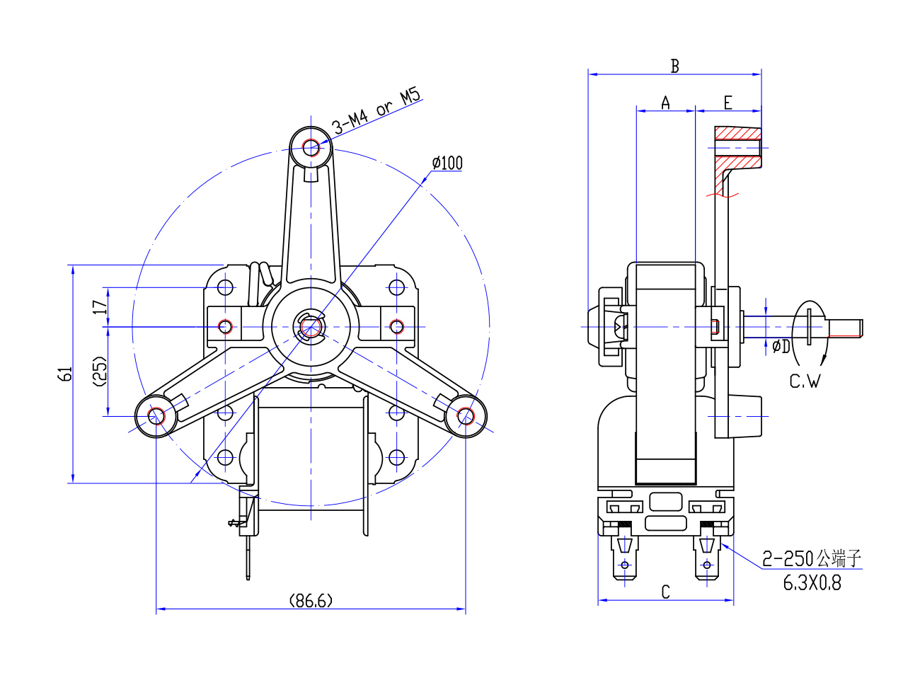 空气烤箱电机R61系列--61-16单速外形图（最新）.jpg